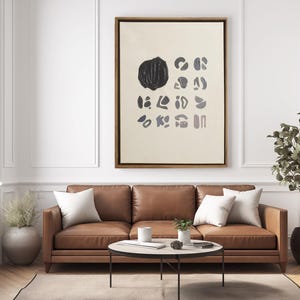 3d Zen Modern Black Wall Art | Handmade Textured Painting | Masculine Decor | Minimalist Statement Piece