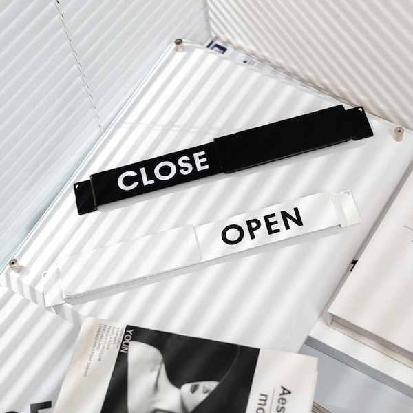 Sliding Open Closed Signs - Etsy