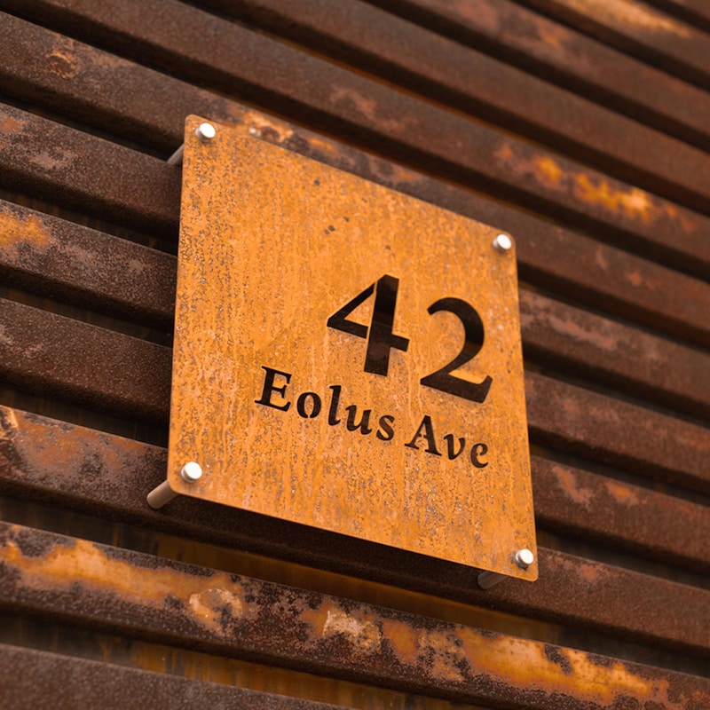 Rusted Metal Sign - Etsy