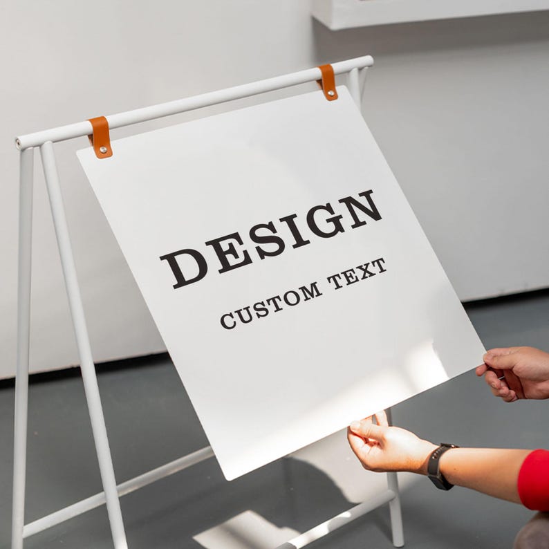 Foldable A-frame Sign - All Metal Material, Double-sided Display ...