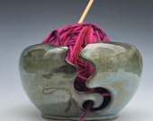Yarn bowl, crochet bowl, knitting bowl, clay yarn bowl