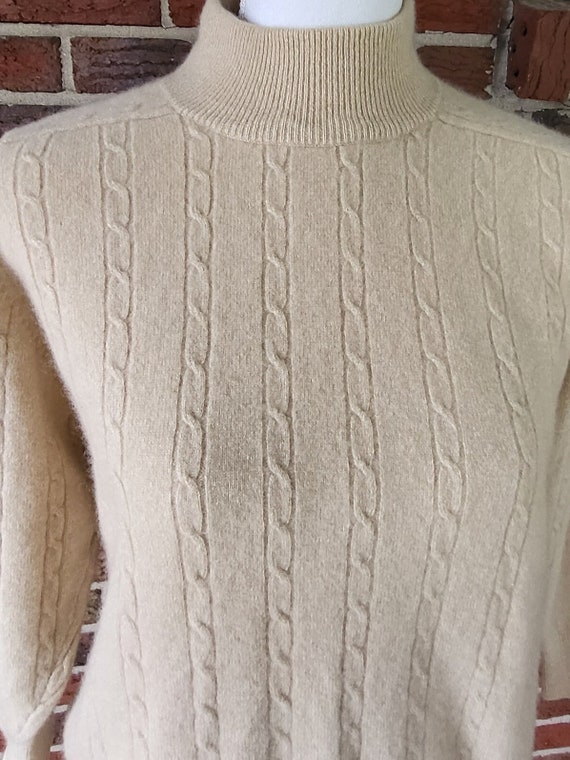 Vintage Cullin Hills Cashmere Mock Neck Sweater - image 2