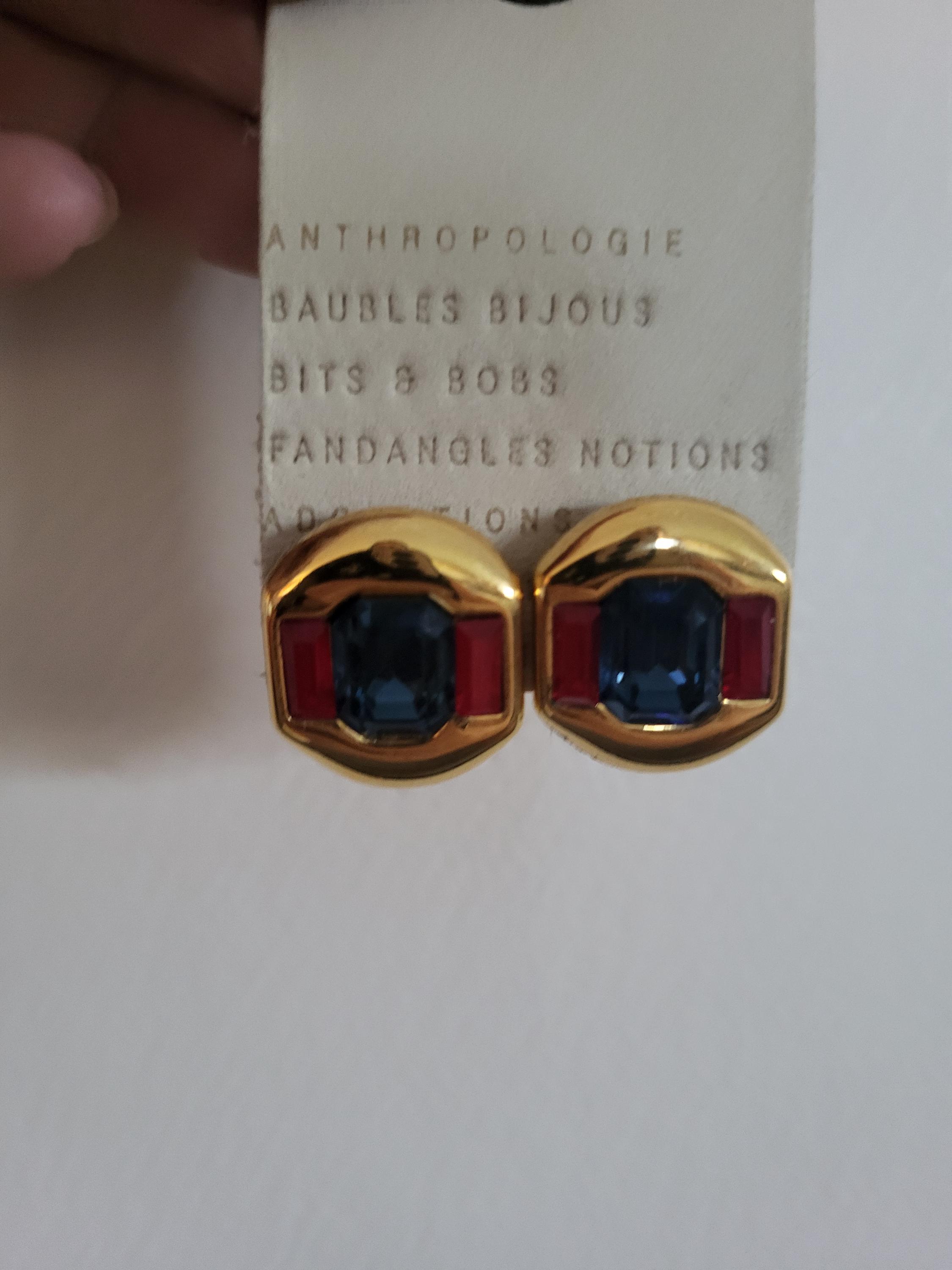 Vintage Napier Art Deco Stud Earrings 1980s/90s - Etsy