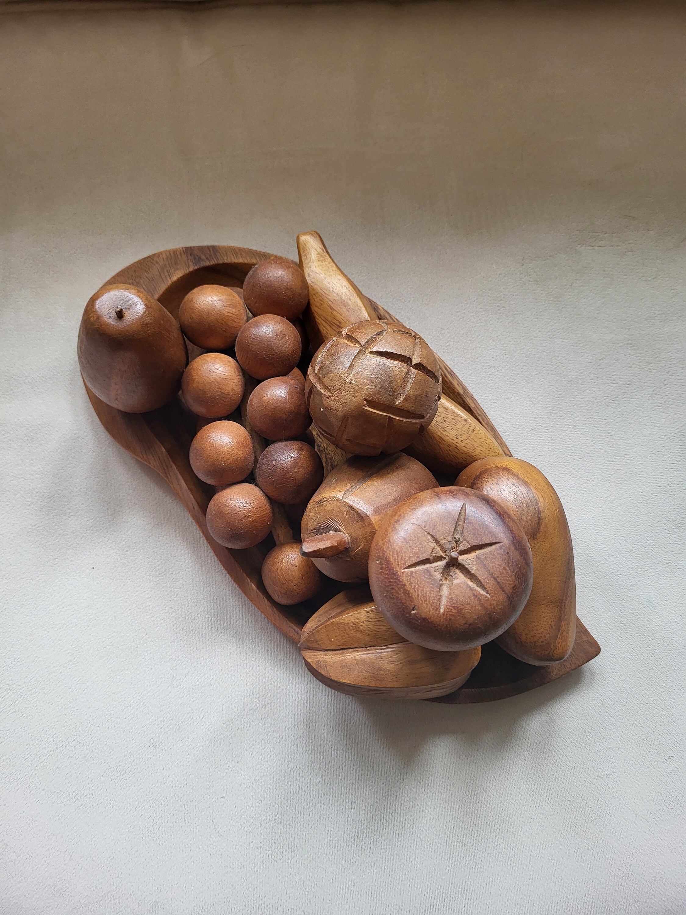 木彫りの置き物☆フィリピン製 Filipino wood sculpture - Etsy 日本