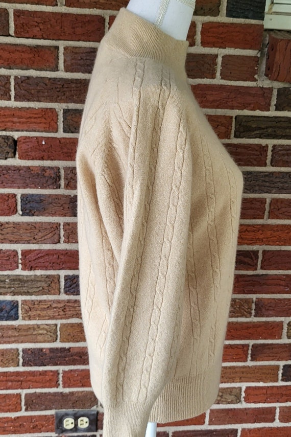 Vintage Cullin Hills Cashmere Mock Neck Sweater - image 3