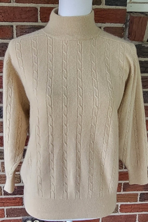 Vintage Cullin Hills Cashmere Mock Neck Sweater - image 1