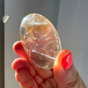 Golden Healer Palm Steine - Natürliche Heilsteine Für Reiki & Dekoration