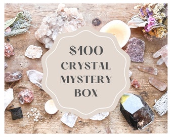 Large Crystal Mystery Box  High Quality Crystals  Healing Crystals  Meditation Crystal  Crystal Gift  Crystal Surprise