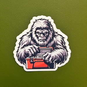 Yeti sticker / cooler/ ice chest / Vinyl sticker / Custom Colors