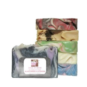 Soap Assortment Variety Pack Full Sized Bars Try 6 Birthday Gift For Her Discount Soap Deal Stocking Stuffers Free Shipping image 7