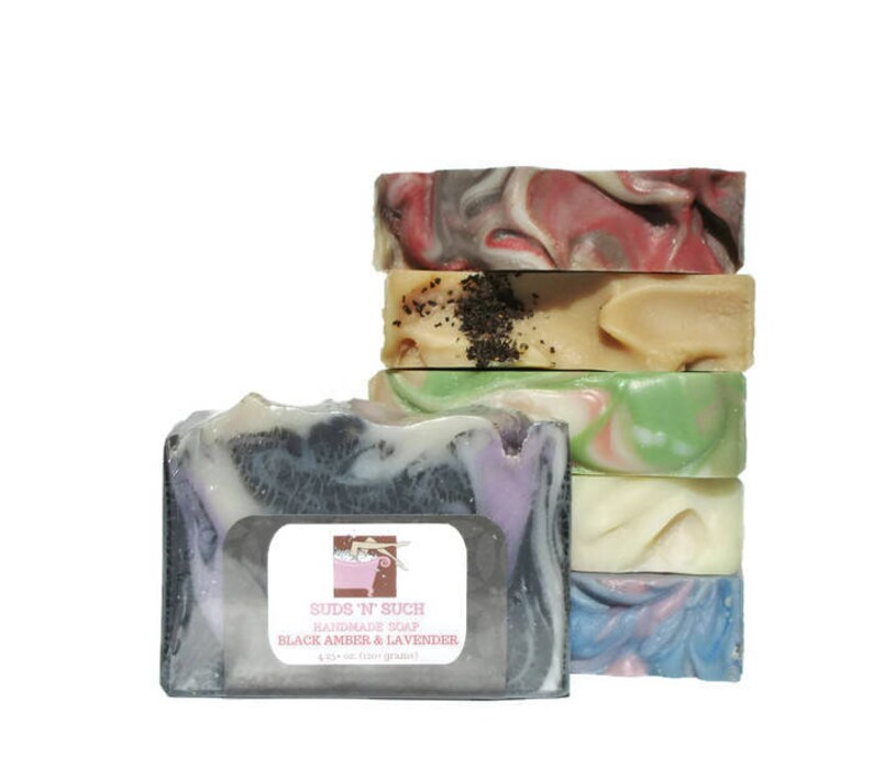 Soap Assortment Variety Pack Full Sized Bars Try 6 Birthday Gift For Her Discount Soap Deal Stocking Stuffers Free Shipping image 7