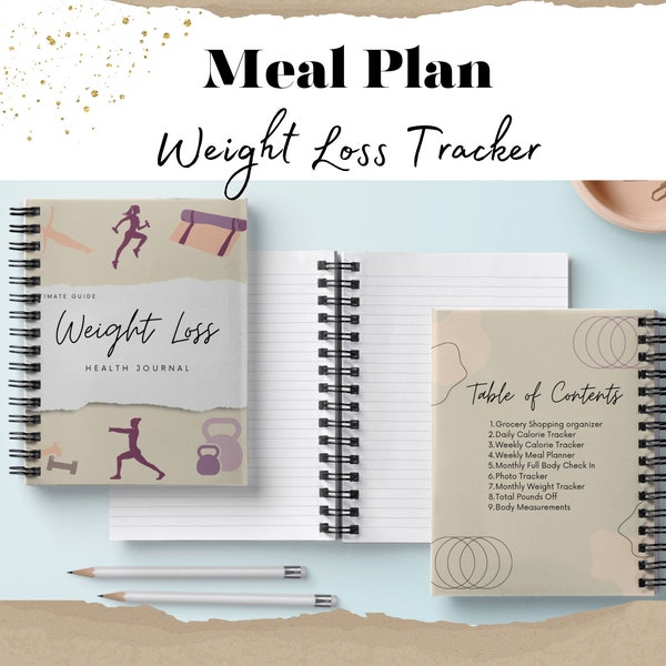 Fitness Planner,Weight loss tracker, Meal Tracker, Daily/Weekly Calorie Tracker,Meal Planner