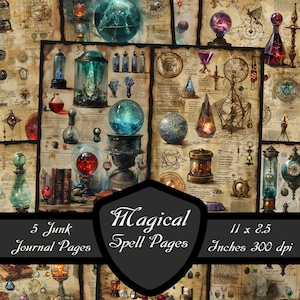Sorts magiques, pages de journal indésirable