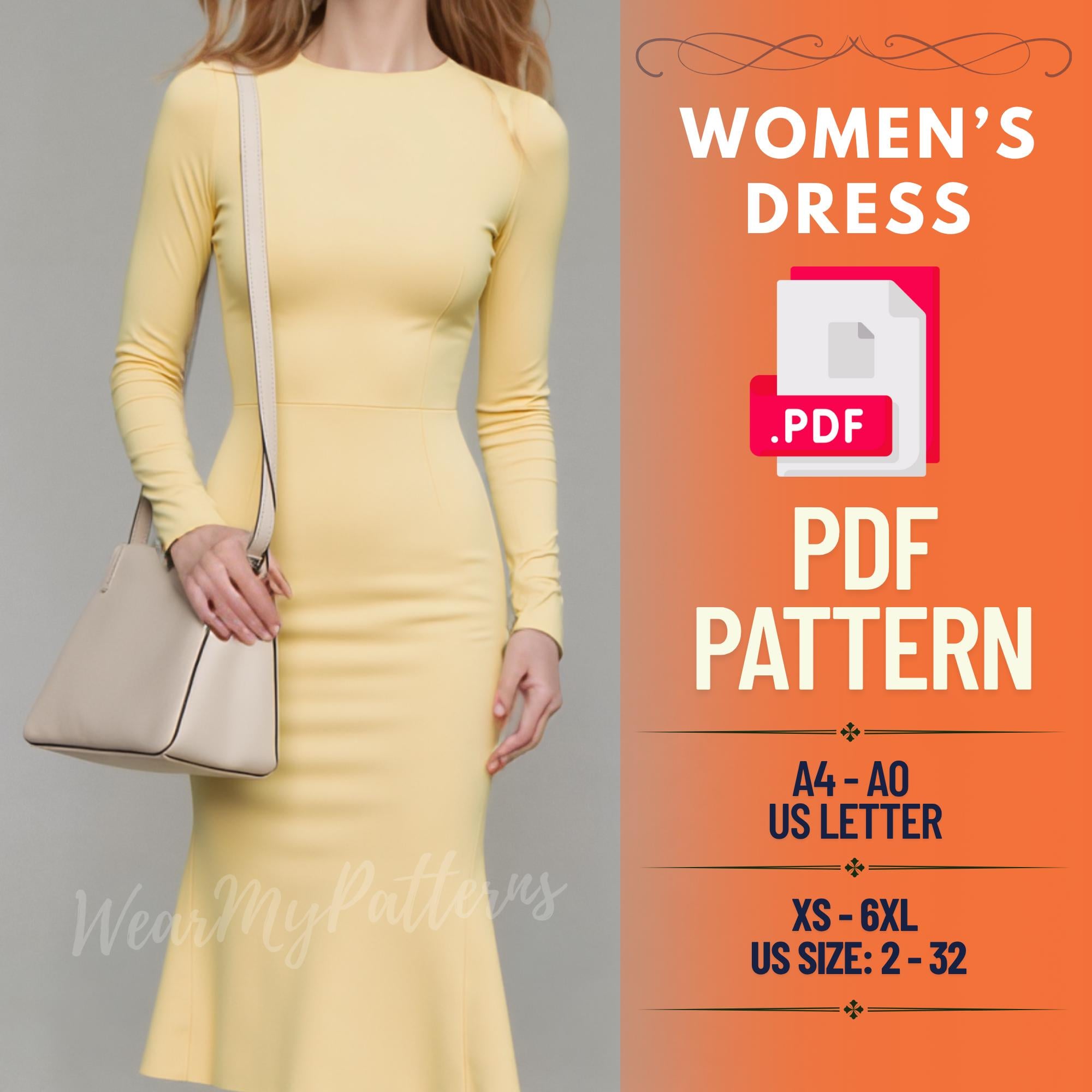 Formal Knitted Dress - Etsy