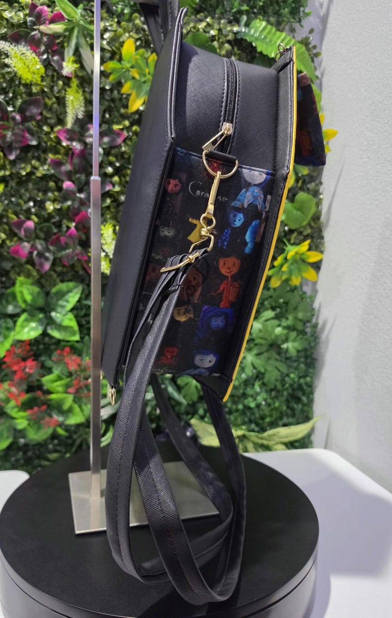 Coraline coffin-style backpack and handbag image 3