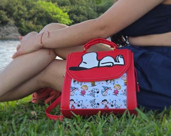 Back and bags snoppy 30cm