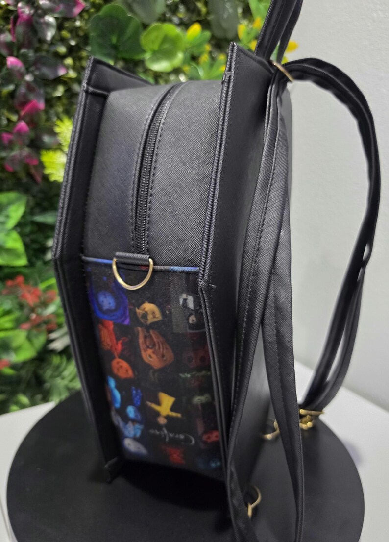 Coraline coffin-style backpack and handbag image 5