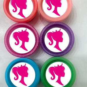 Let’s Go Party, Play Doh, Dolls, Princess,  Pink Birthday, Party Favor, Goodie Bags, Party Favors, Sensory Fun