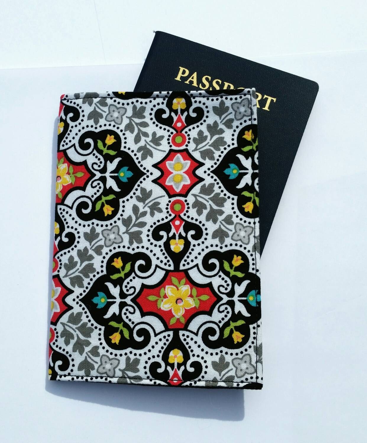 Passport case / passport holder / passport cover Gothic Etsy