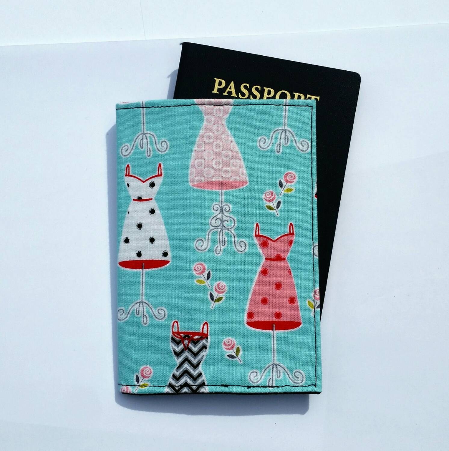 Passport case / passport holder / passport cover Dressed Up Etsy