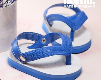 Flip Flops sandals for a kid's shoes (blue color) Thailand Product baby shoes, summer flip flops