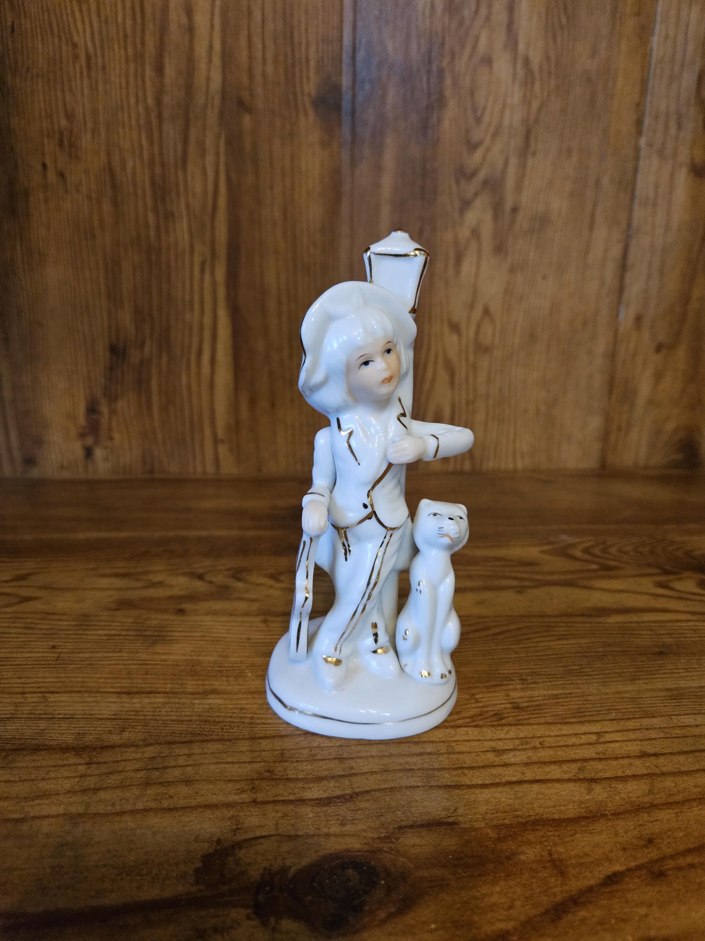 Vintage Italienische Campodimonte Porzellanfigur 1970er