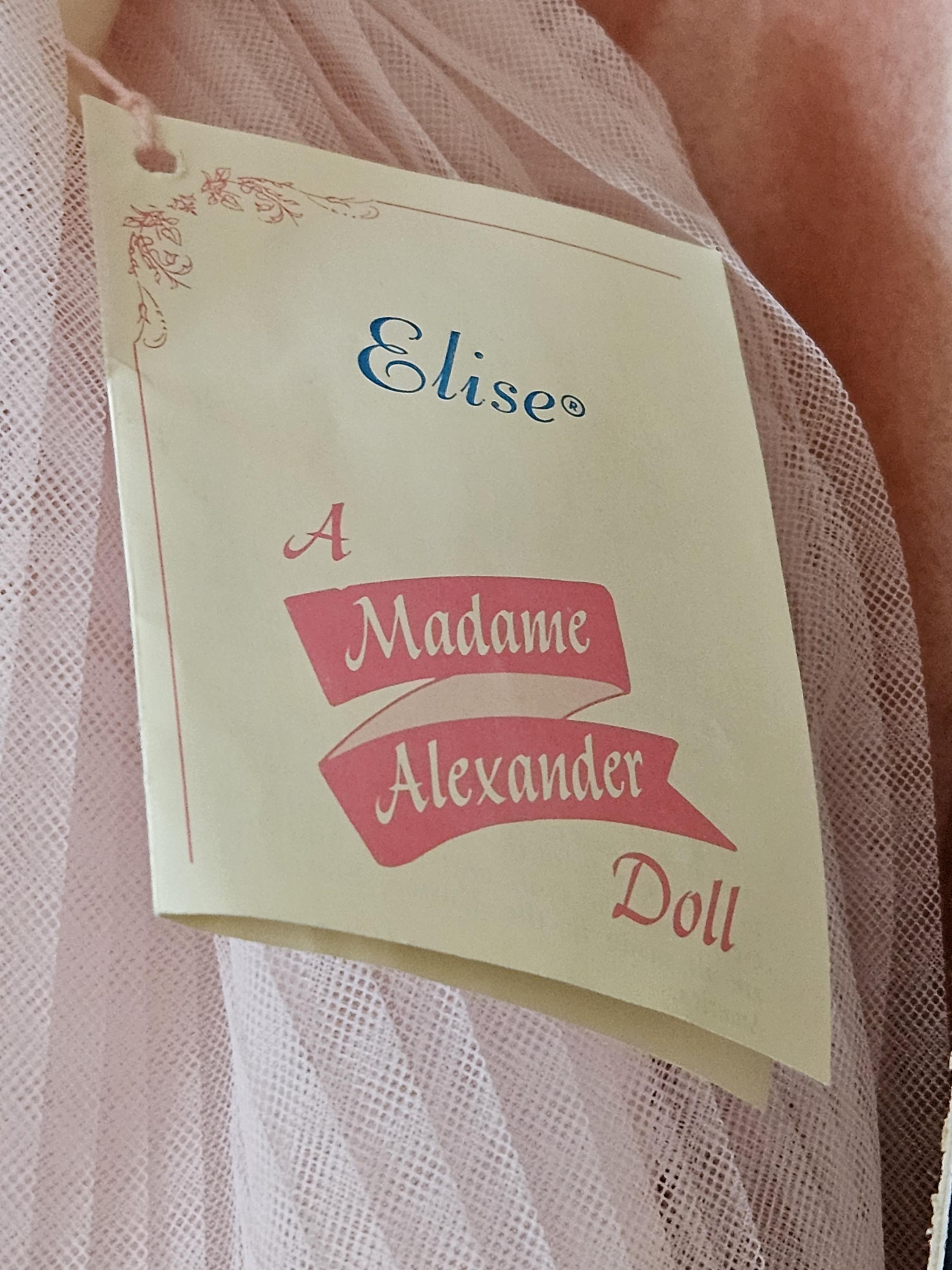 Madame Alexander Doll 1685 Elise Bridesmaid Vintage USA Hat and