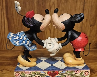 ENESCO Jim Shore Disney Smooch Micky Minnie Maus Figur