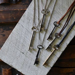 Skeleton Key Necklace - Mystery Key Necklace - Vintage Skeleton Key Necklace - Mens Key Necklace - Key To My Heart