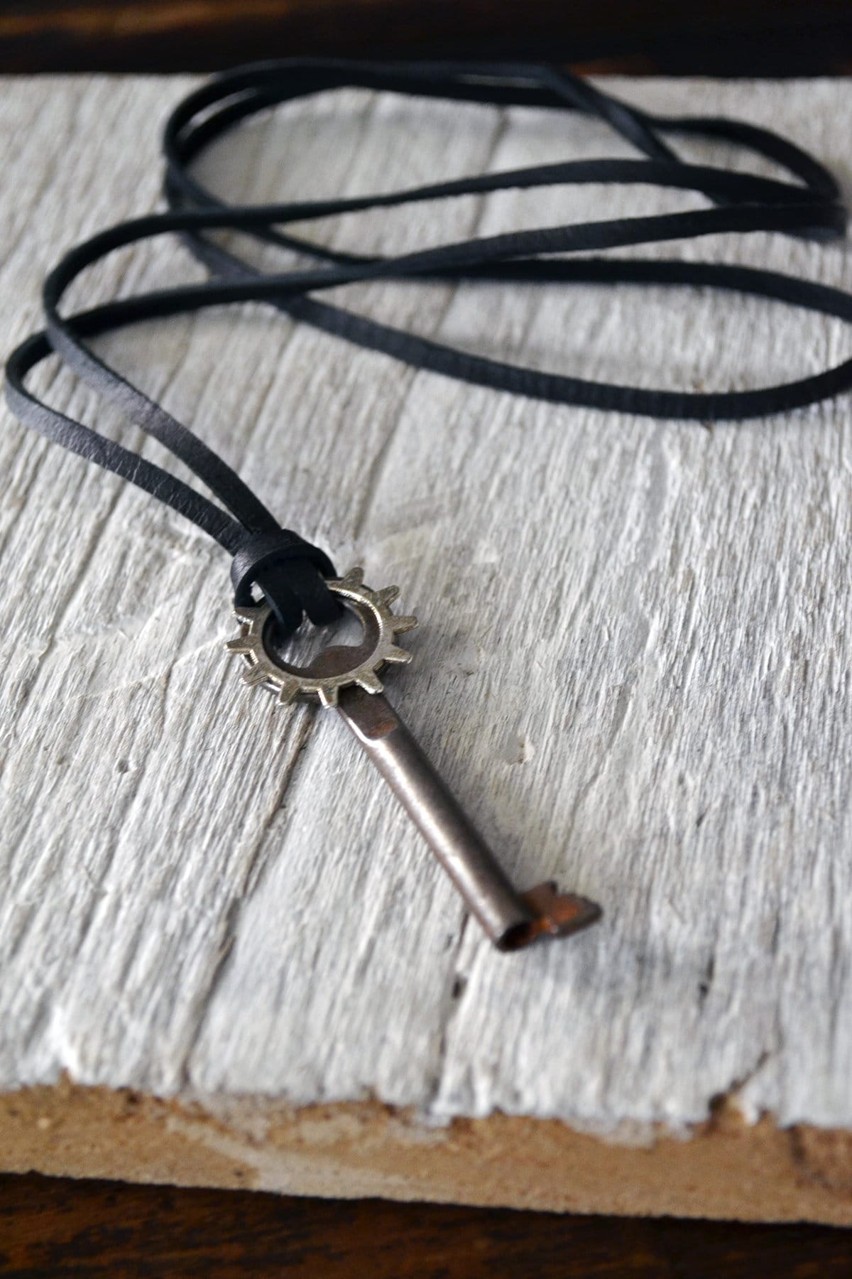 Mens Skeleton Key Necklace Steampunk Key Vintage Skeleton Etsy