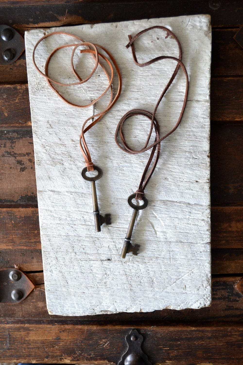 Skeleton Key Necklace Mens Skeleton Key Necklace Rustic Etsy Canada