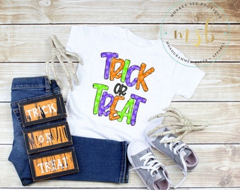 Trick or Treat Halloween Shirt, Halloween Tee, Halloween T-Shirt