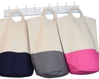Canvas Laundry Bag, Monogrammed Laundry Bag, Personalized Laundry Bag