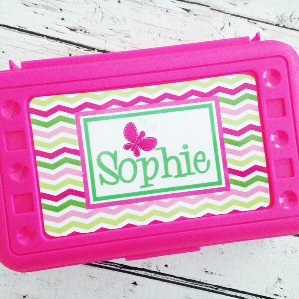 Personalized Pencil, Marker, Crayon, Notion and Embellishment Organizer Box