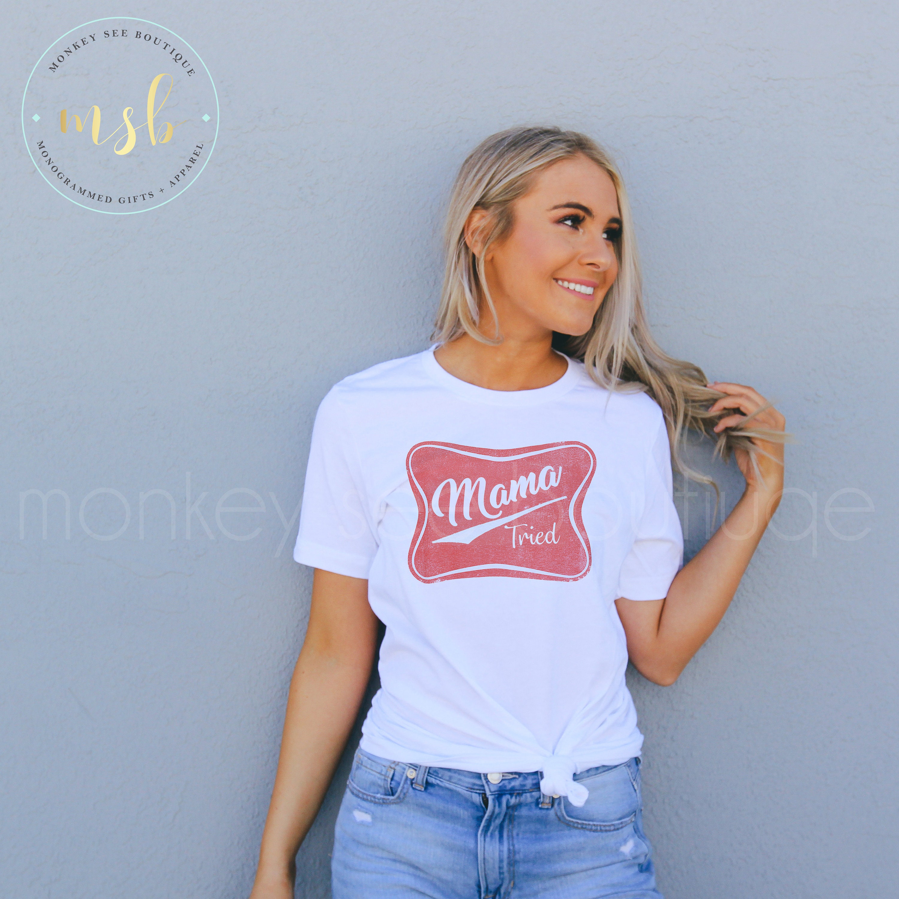 Mama tired shirt Clearance