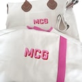 Personalized Canvas Garment Bag: Heavy Duty Travel Bag with Monogram
