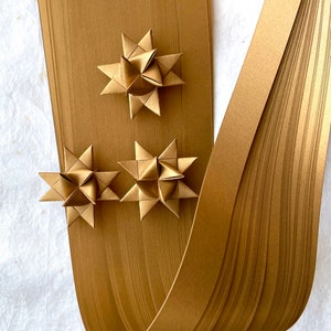 Antiek gouden glans~ Froebel-papierstroken (50 kt)
