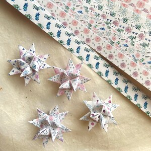 Spring Froebel Weaving Star Paper 50 strips image 1