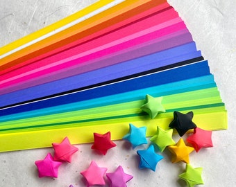 Pearlescent Twinkle Stars Origami Lucky Star Paper Strips Star