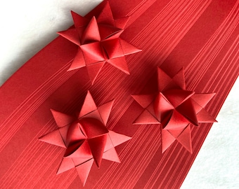 Wild Cherry~ Froebel Star Paper Strips