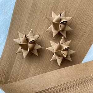 Kraft~ Froebel Moravian German Star Paper Origami Ornamenti Rustico Fai da Te Progetti Artigianali di Tessitura (50 Strisce)