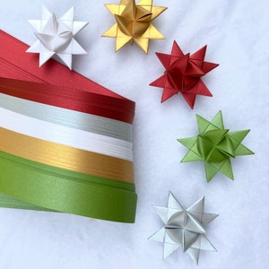 Holiday Shimmer~ Froebel Paper Strips (100ct)