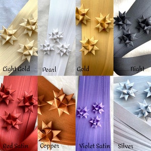 100 Paper Ornament Stars Home Decor Bright White image 6
