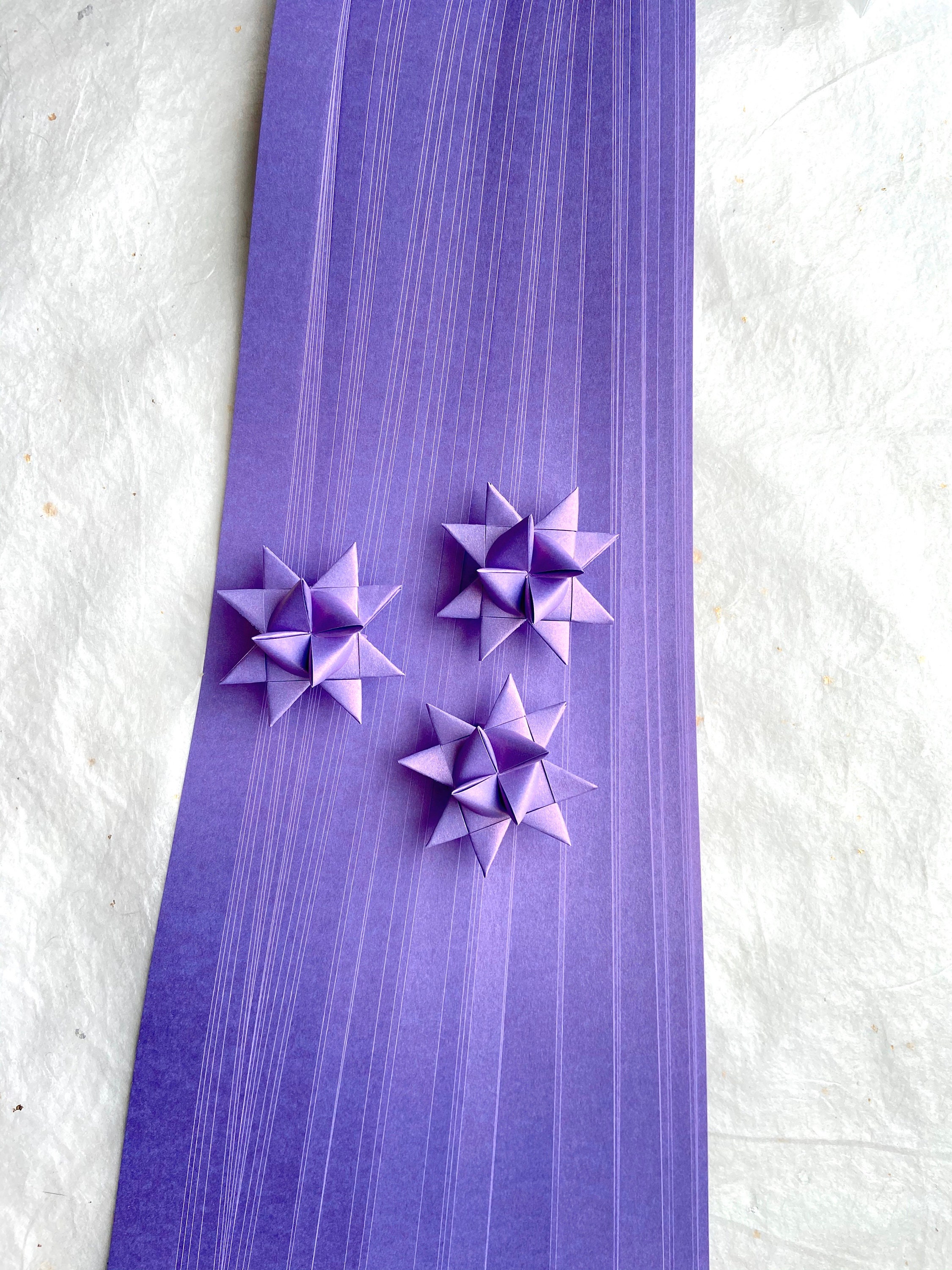  Paper Strips for German, Froebel, Moravian Stars & Weaving  ~1/4 Shimmer Silver : Handmade Products