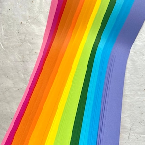 Regenbogen ~ Papierstreifen Origami Papierstreifen Origami Papierstreifen Papierstreifen