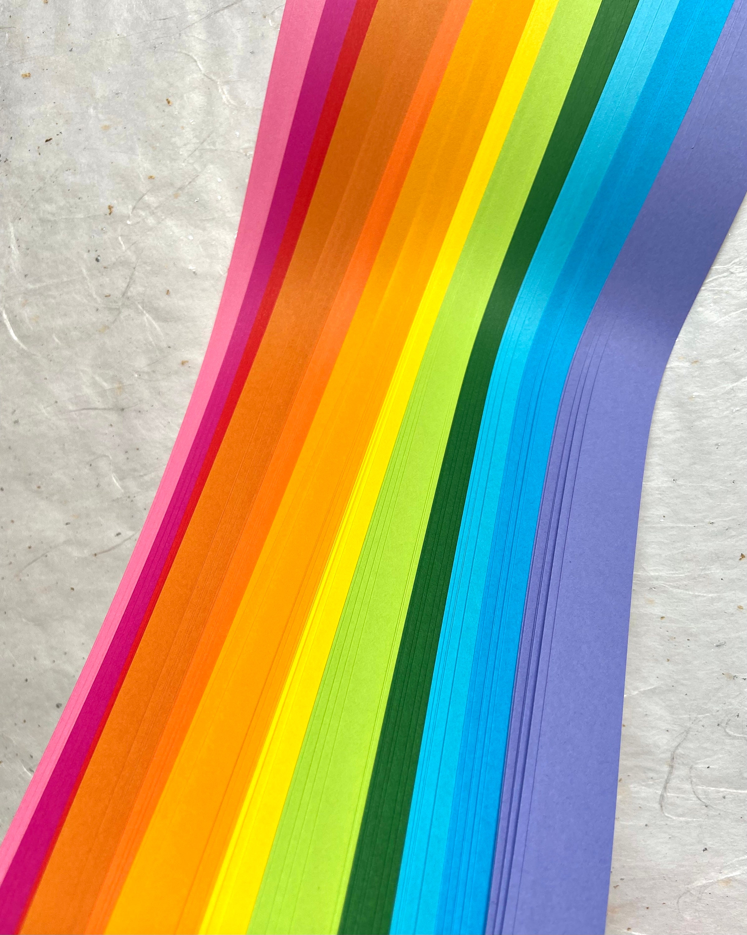 1940 Strisce Quilling Carta - Set 45 Colori Gradiente Da 39cm E Larghezze Multiple 3/5/7/10mm - Kit Completo Per Craft