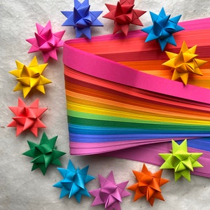 Rainbow~ Froebel Paper Strips (50ct)
