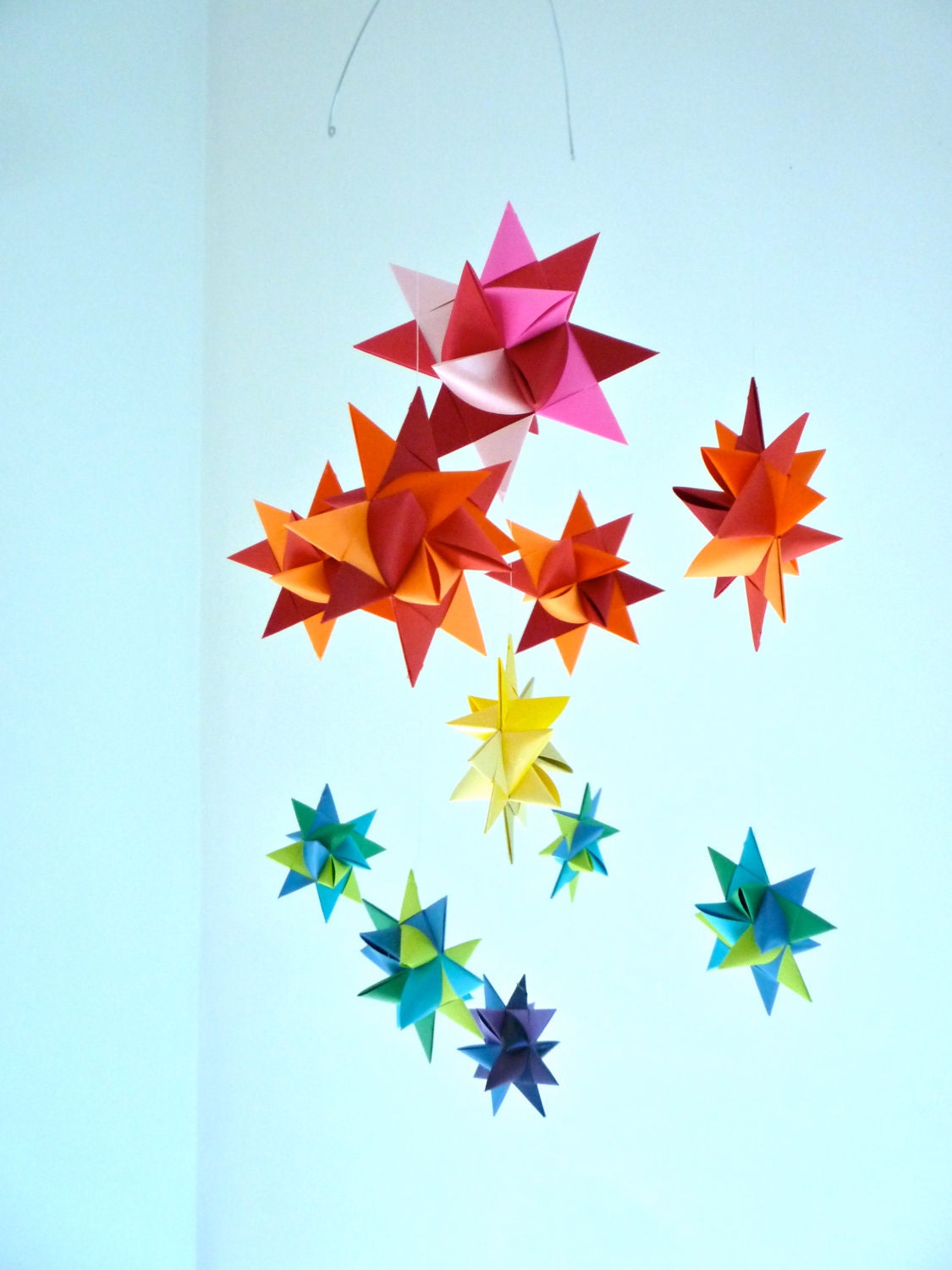 Baby Mobile Hanging Origami Stars 'Ursa Major' | Etsy