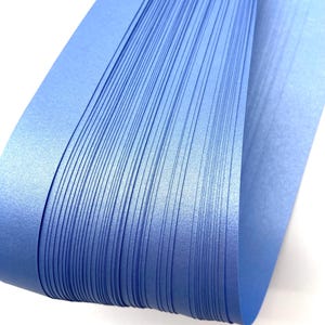 Vista Blue Shimmer~ Froebel Paper Strips (50ct)