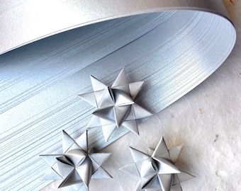 Silver Shimmer~ Froebel Paper Strips (50ct)